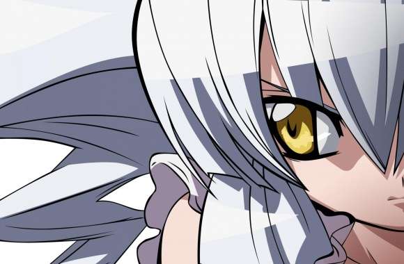 Anime GIrl With Silver Hair