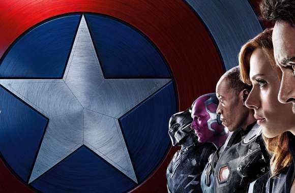 Captain America Civil War Iron Man Team wallpapers hd quality