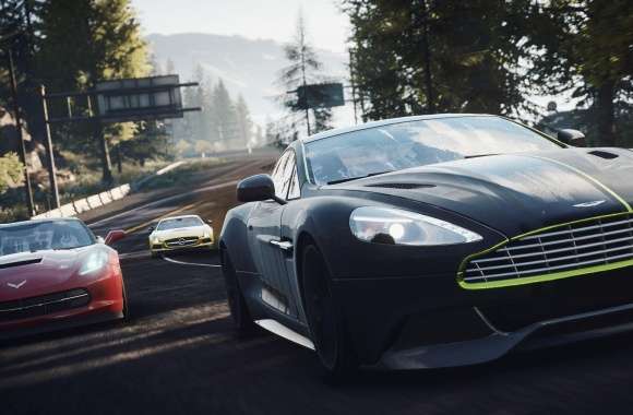Need for Speed Rivals Aston Vanquish In The Lead
