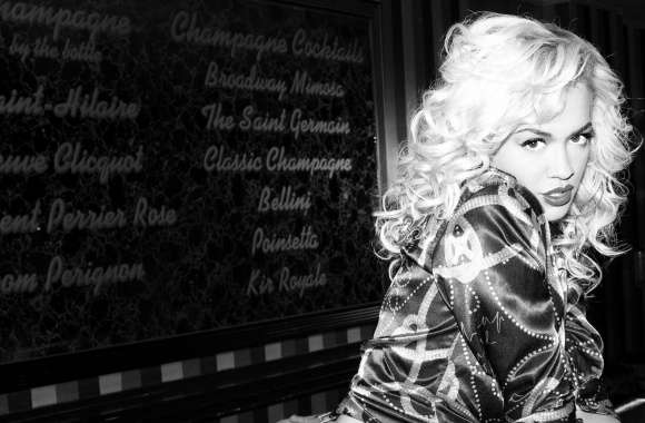 Rita Ora Black and White wallpapers hd quality