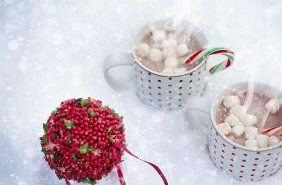 Steaming Mug of Hot Chocolate, Winter wallpapers hd quality