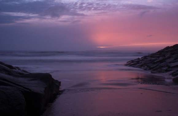 Sunset at Aberavon Beach