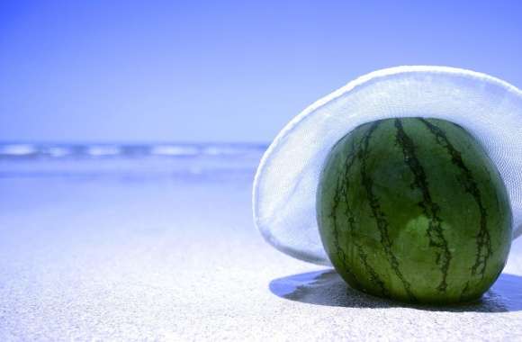 Watermelon On The Beach wallpapers hd quality
