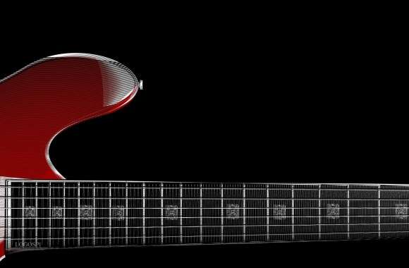 Zoom Red Guitar wallpapers hd quality