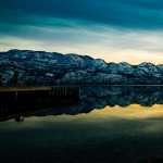 Mountain Lake Sunset image