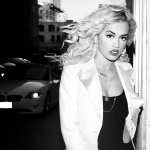 Rita Ora Black and White wallpaper