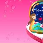 With Love Valentines Day desktop wallpaper