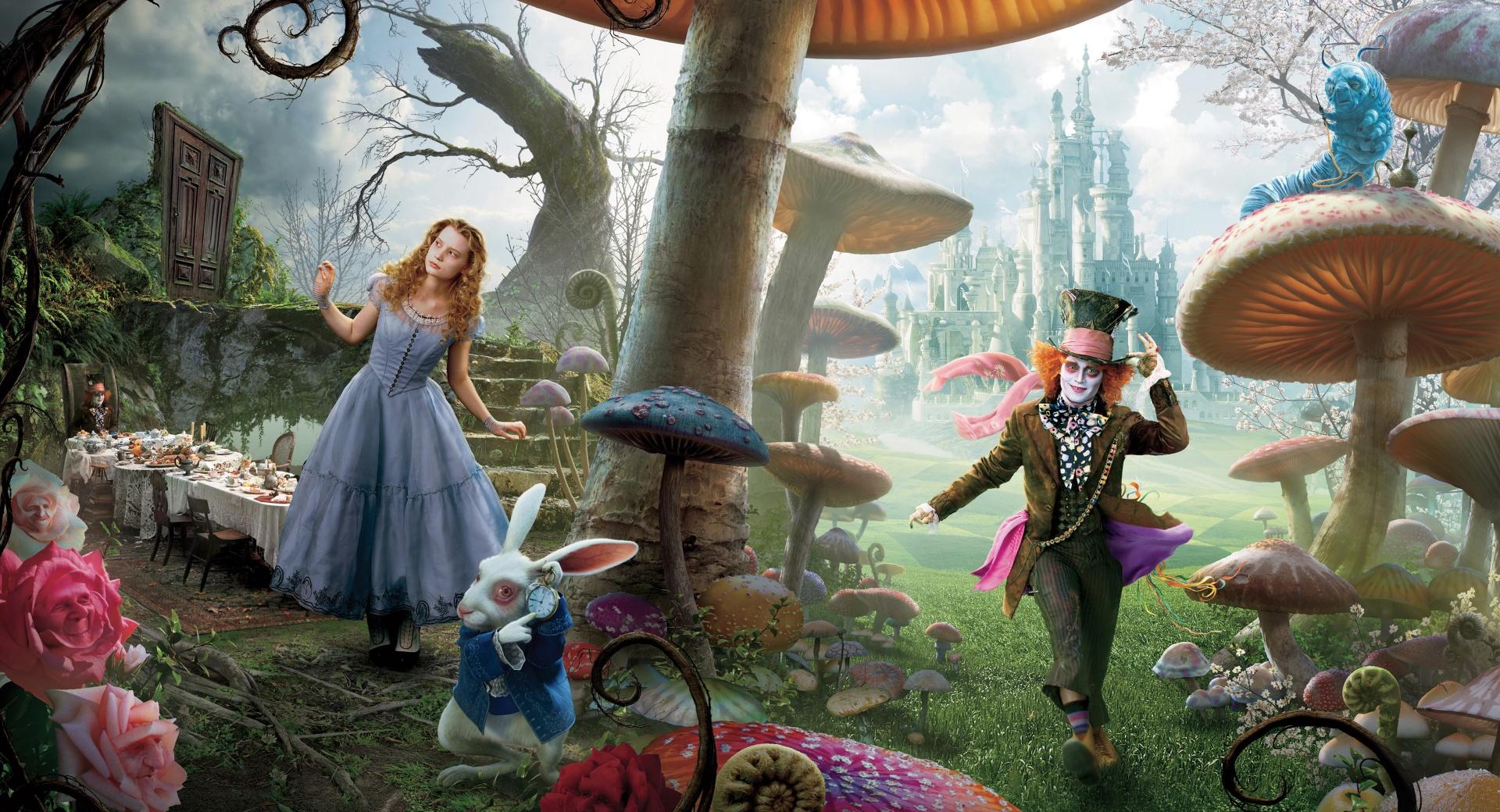 Alice In Wonderland Movie at 1600 x 1200 size wallpapers HD quality