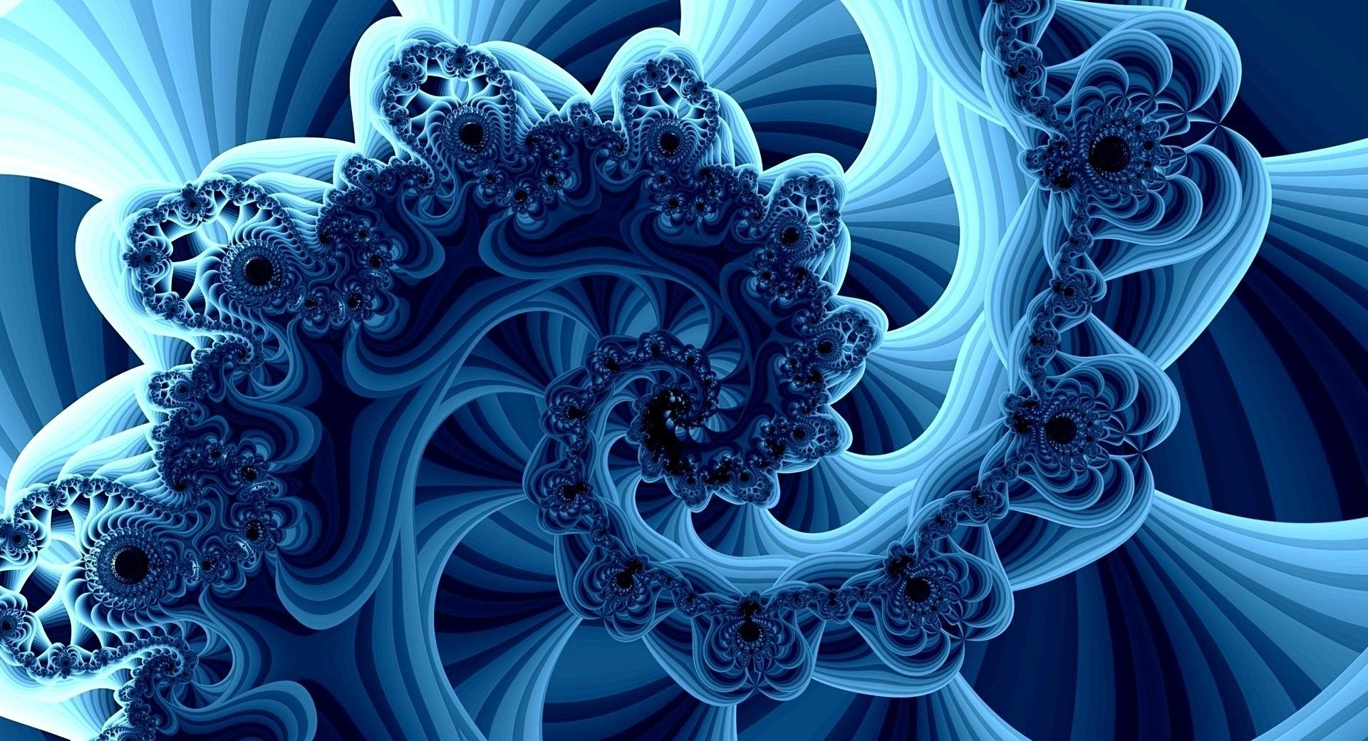 Blue Fractals wallpapers HD quality