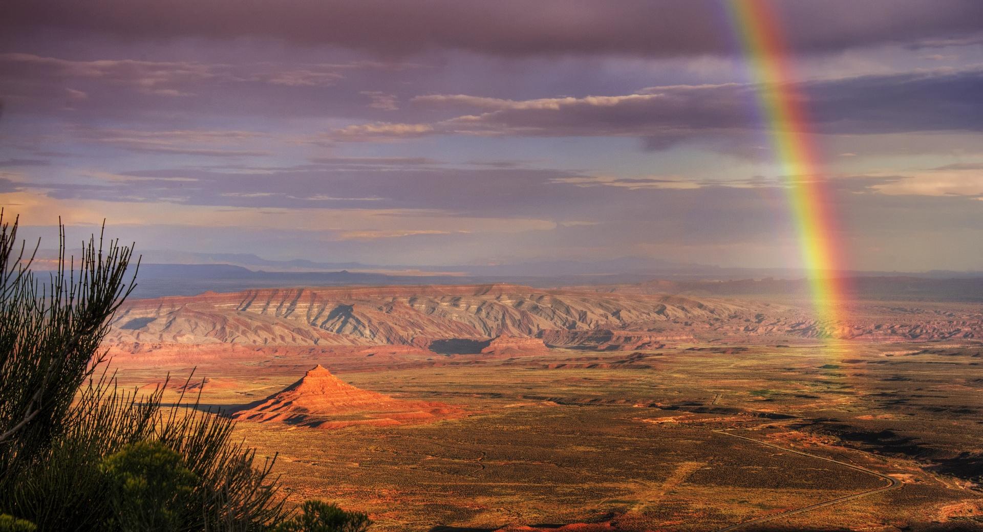 Canyon Rainbow at 1152 x 864 size wallpapers HD quality