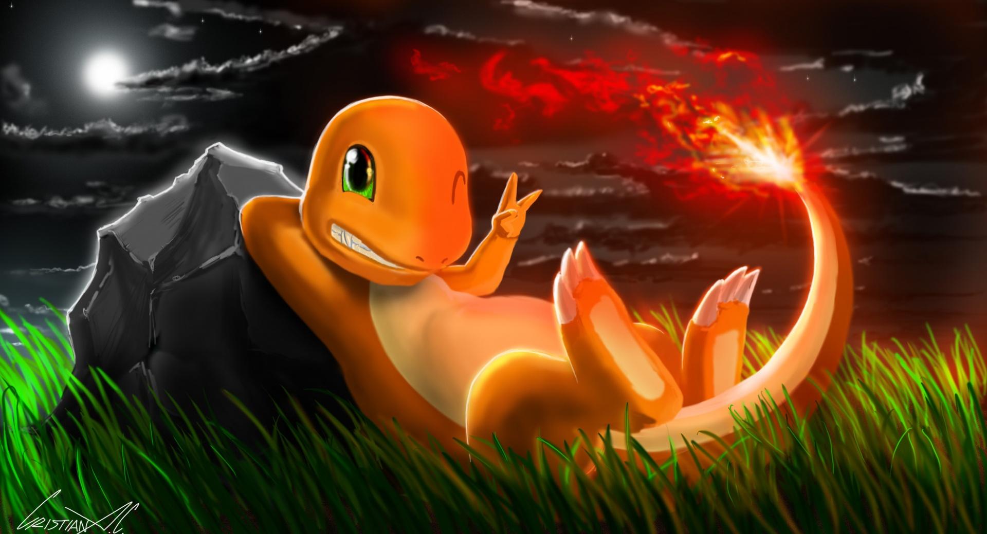 Charmander (Pokemon) at 640 x 960 iPhone 4 size wallpapers HD quality