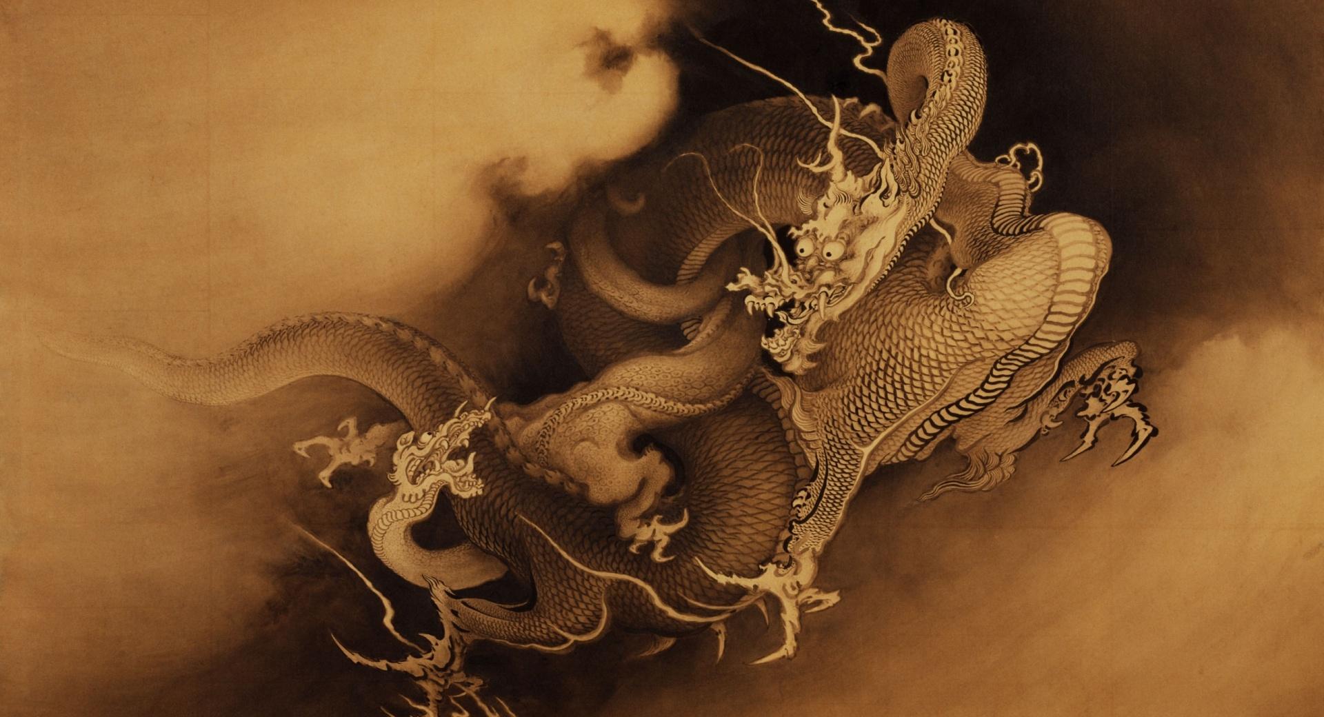 Chinese Dragons at 1152 x 864 size wallpapers HD quality