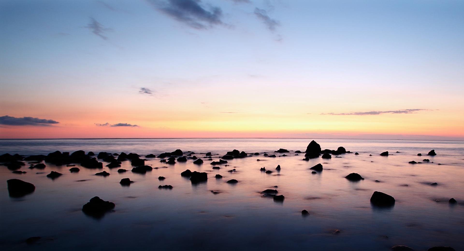 Clear Horizon, Evening at 640 x 1136 iPhone 5 size wallpapers HD quality