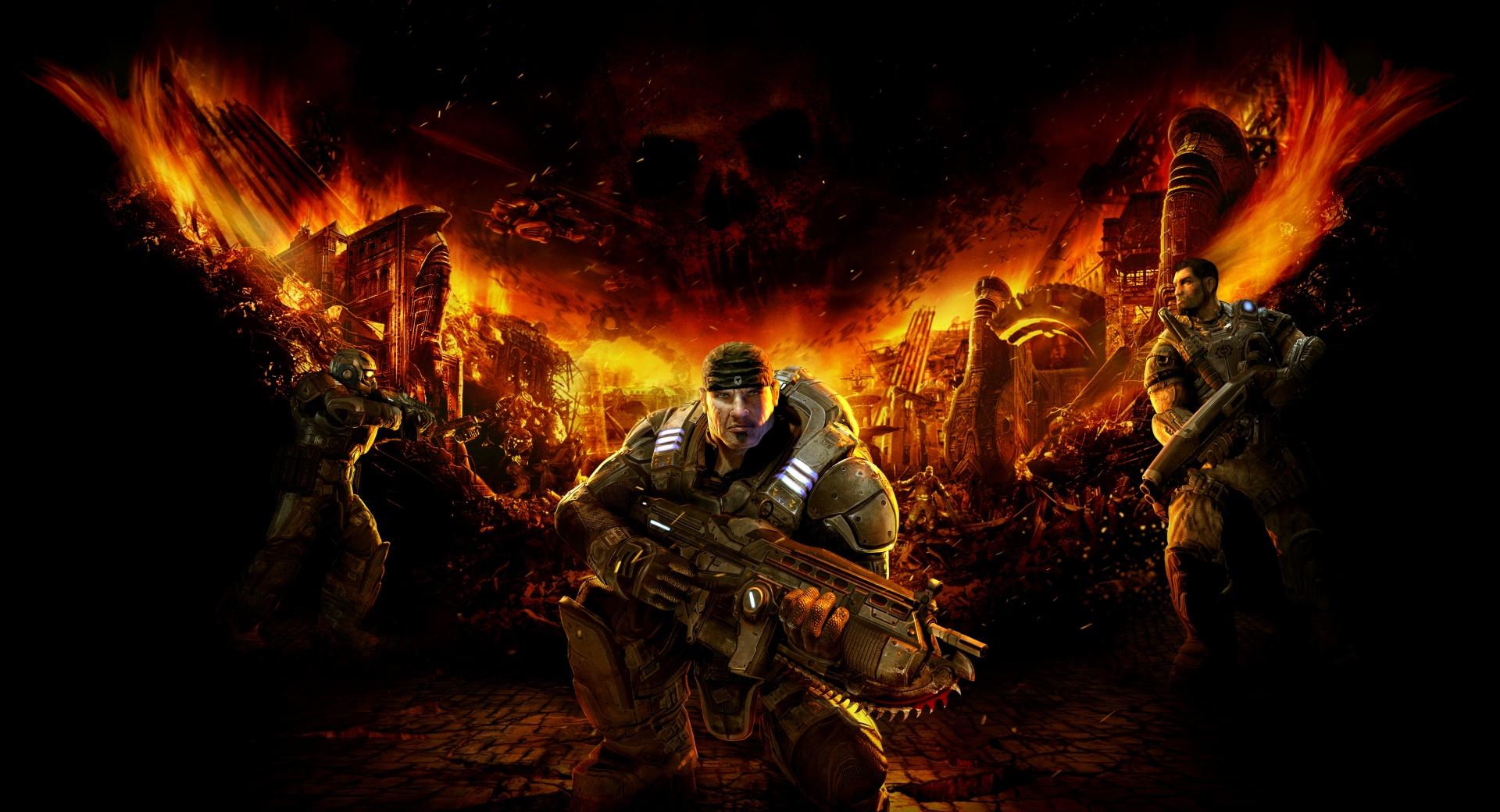 Gears of War 1 at 1152 x 864 size wallpapers HD quality