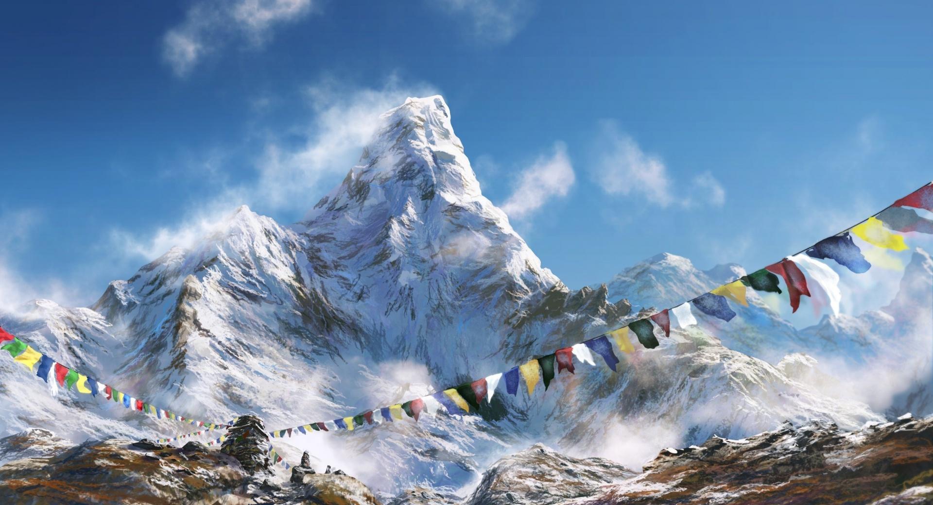 Himalayan Peak at 1024 x 1024 iPad size wallpapers HD quality