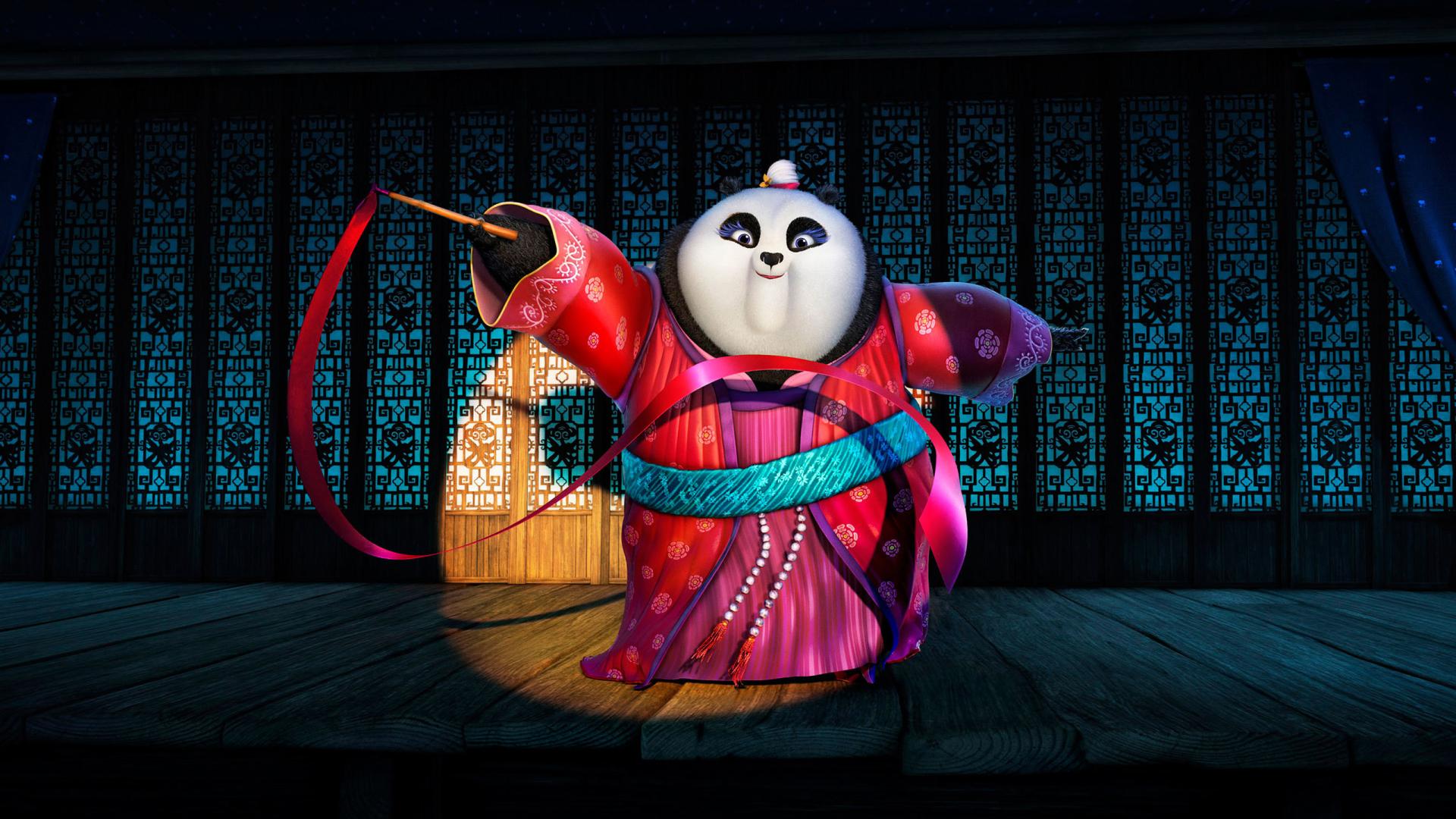 Kung Fu Panda 3 at 640 x 960 iPhone 4 size wallpapers HD quality