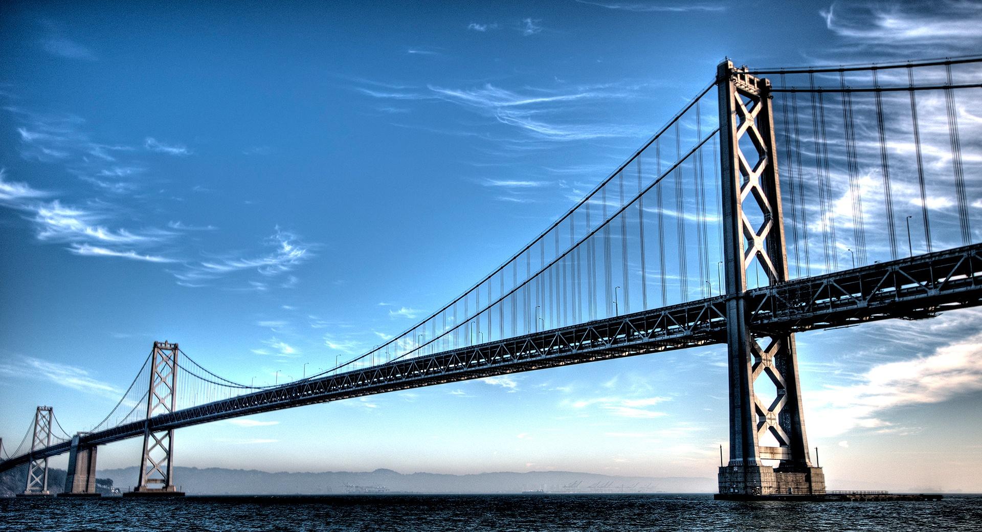 Long Bridge HDR at 750 x 1334 iPhone 6 size wallpapers HD quality