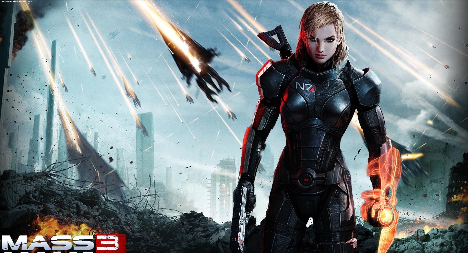MASS EFFECT 3 FEMALE SHEPARD at 1152 x 864 size wallpapers HD quality