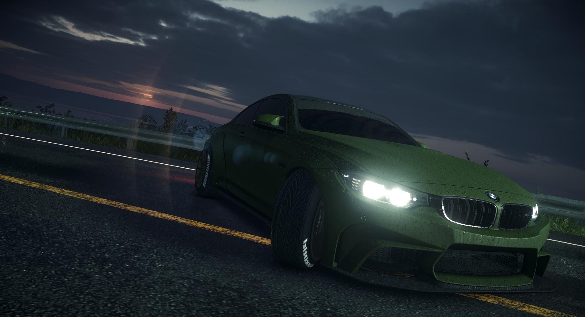 Need For Speed BMW M4 at 320 x 480 iPhone size wallpapers HD quality