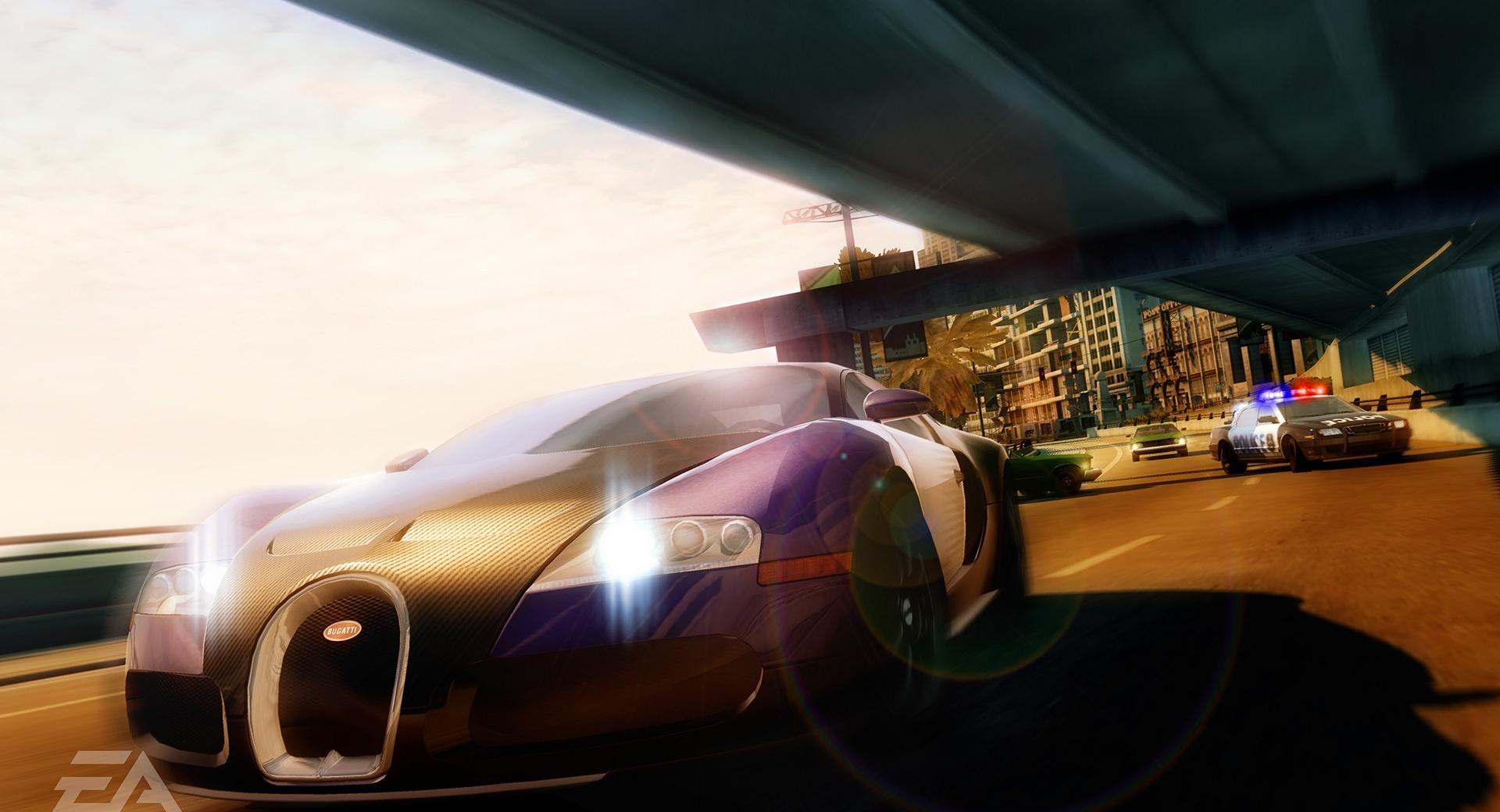 Need For Speed The Run Bugatti Veyron at 1024 x 1024 iPad size wallpapers HD quality