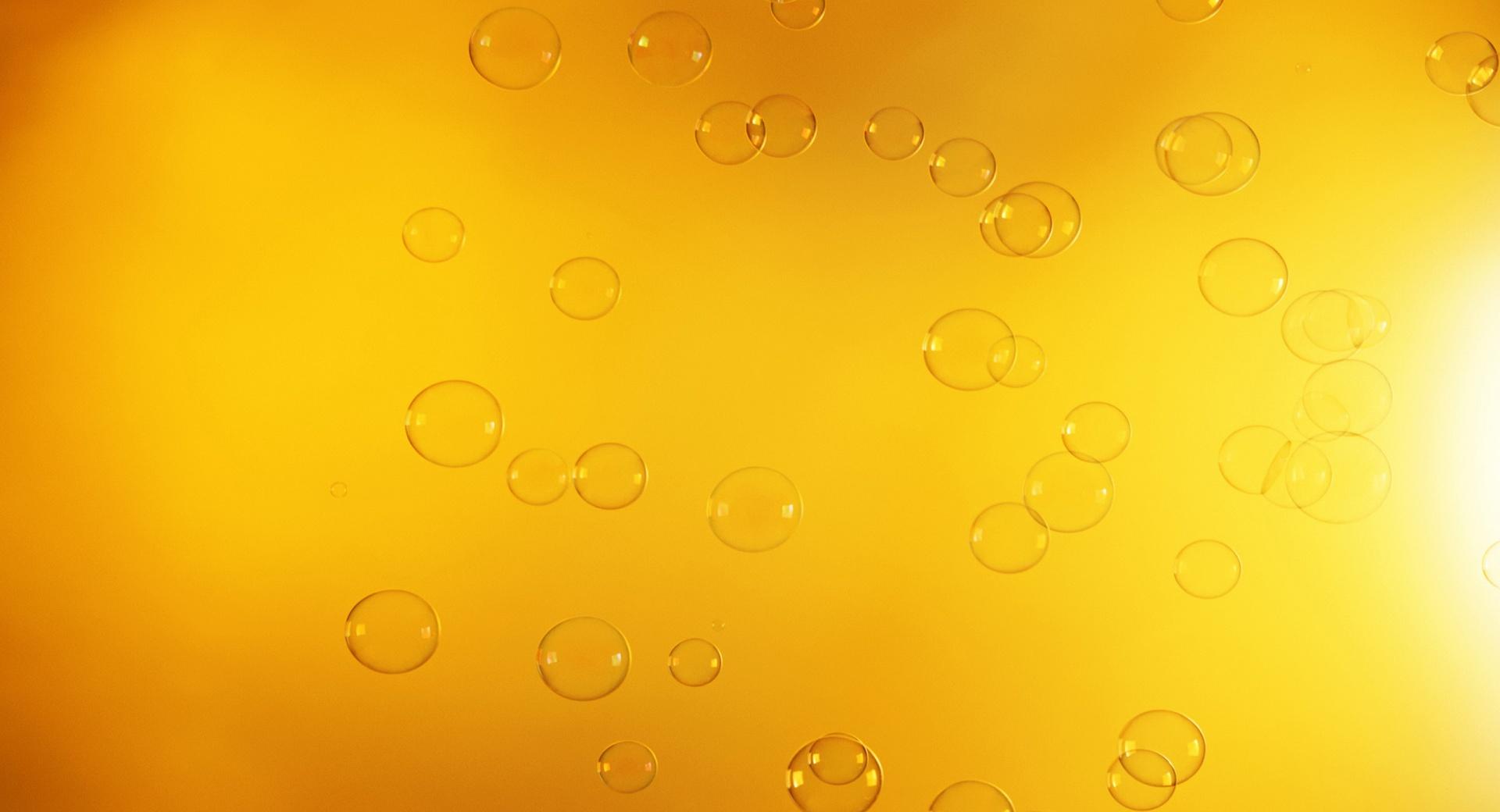 Orange Bubbles at 640 x 1136 iPhone 5 size wallpapers HD quality