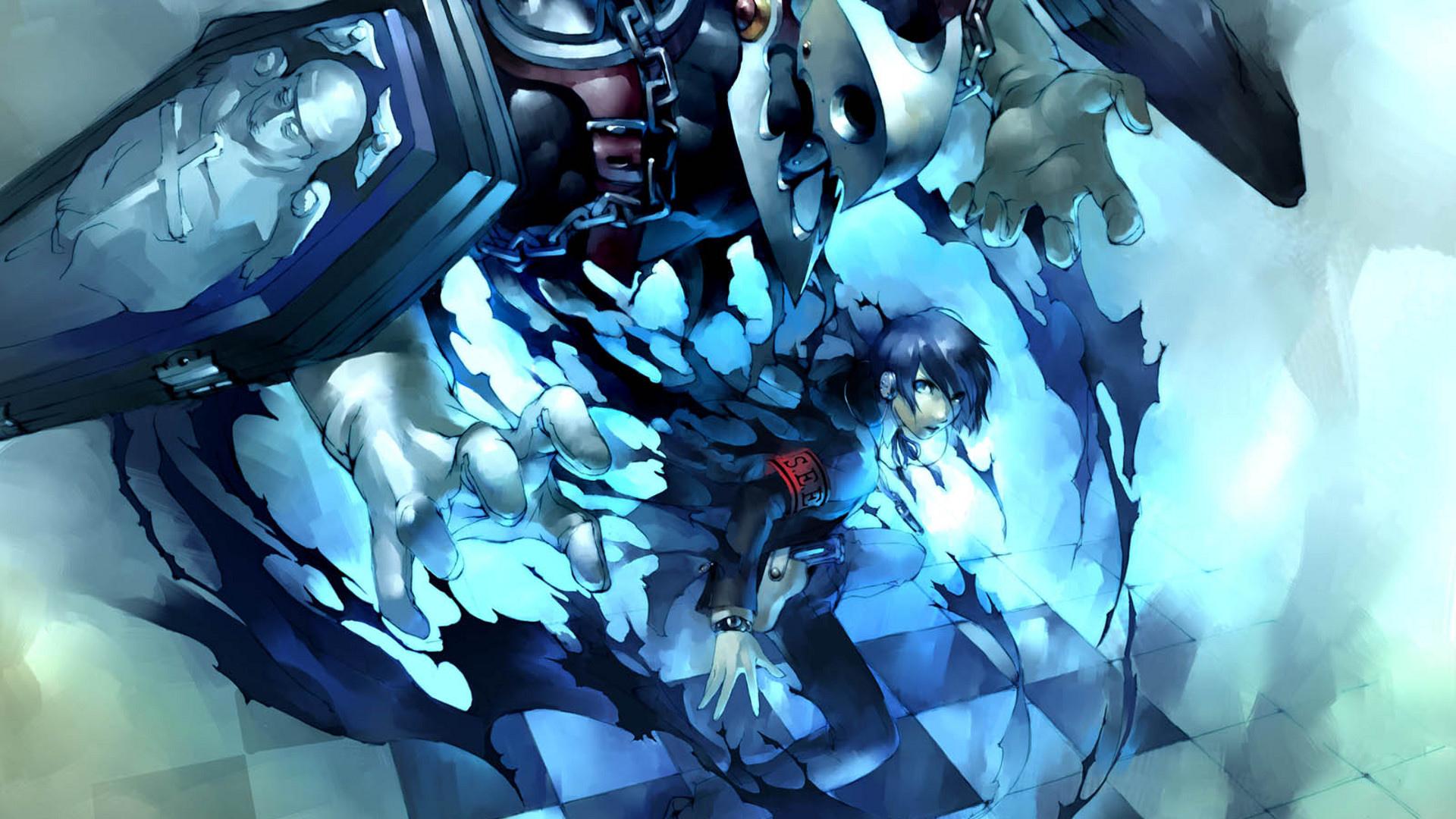 Shin Megami Tensei Persona 3 Portable at 320 x 480 iPhone size wallpapers HD quality