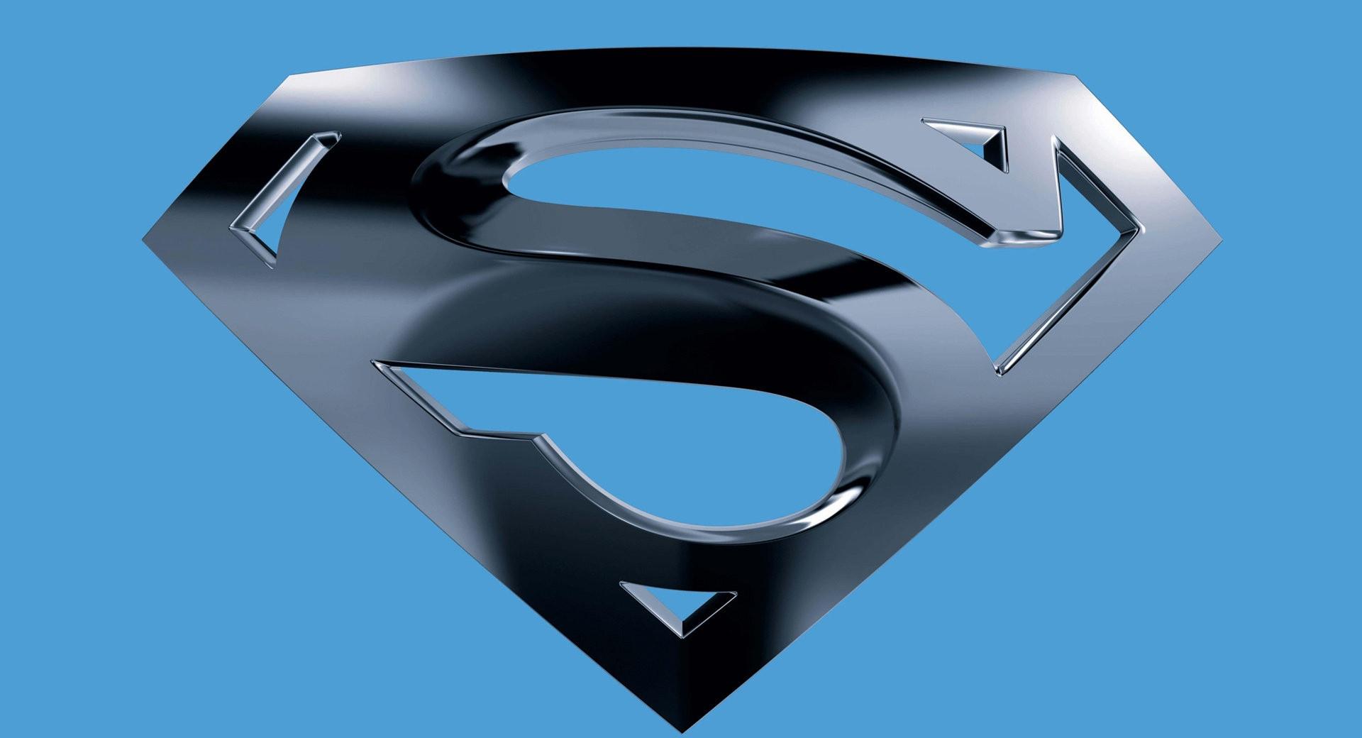 Superman Logo at 320 x 480 iPhone size wallpapers HD quality