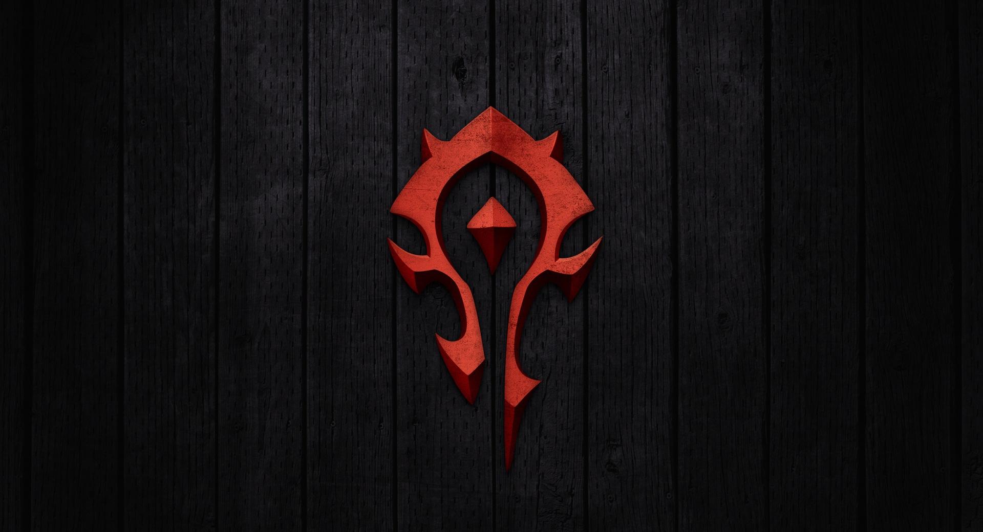 World of Warcraft - Horde Sign at 640 x 960 iPhone 4 size wallpapers HD quality