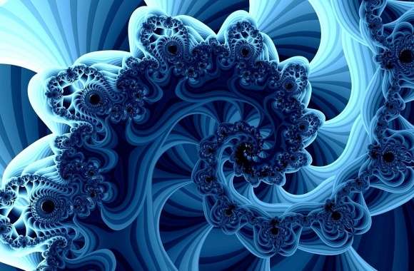 Blue Fractals wallpapers hd quality