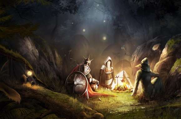 Trine 2 Story Campfire wallpapers hd quality