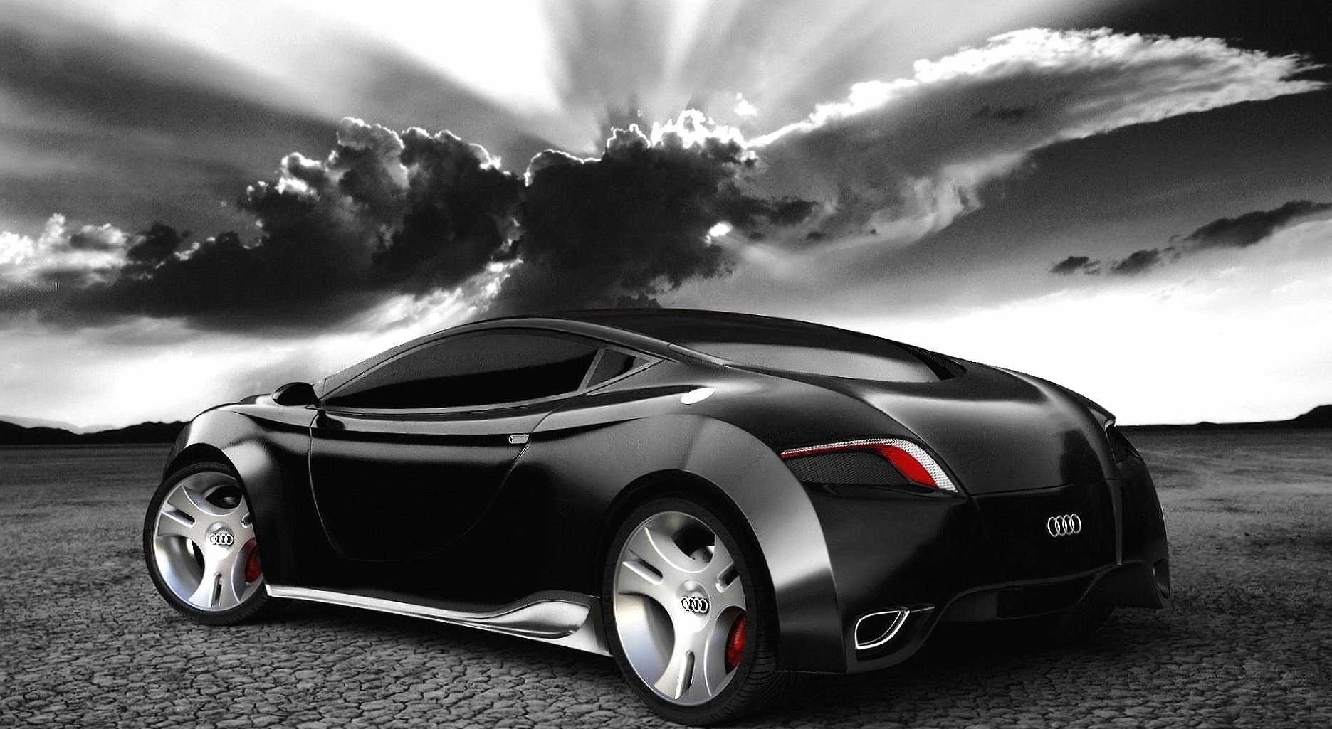 Audi concept car at 320 x 480 iPhone size wallpapers HD quality