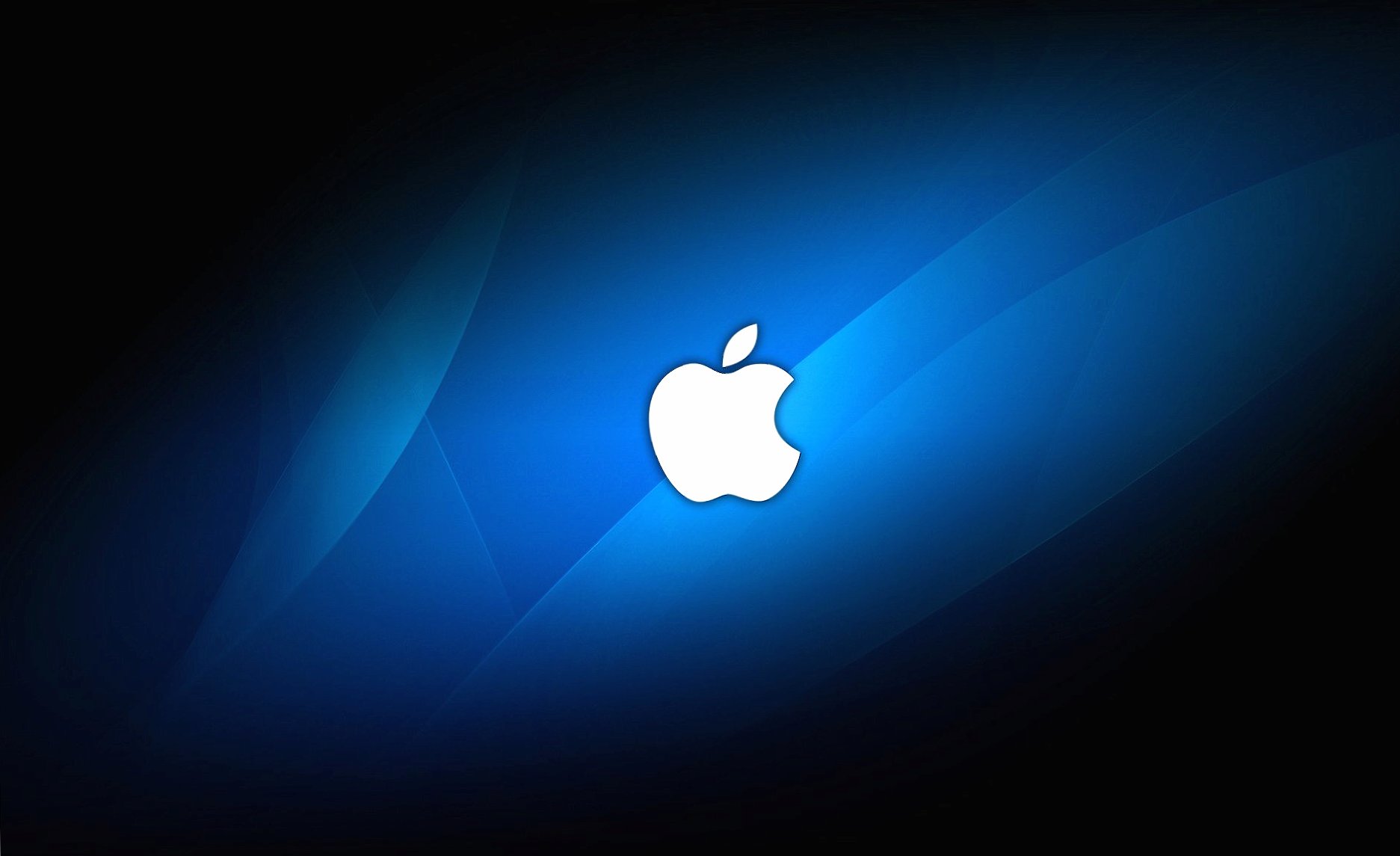 Blue apple at 640 x 1136 iPhone 5 size wallpapers HD quality
