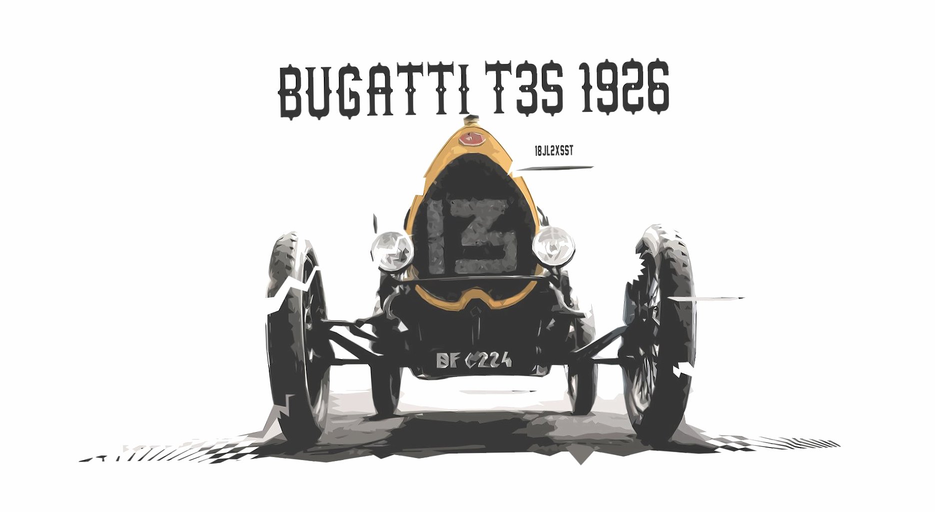 Bugatti Type 35 at 2048 x 2048 iPad size wallpapers HD quality