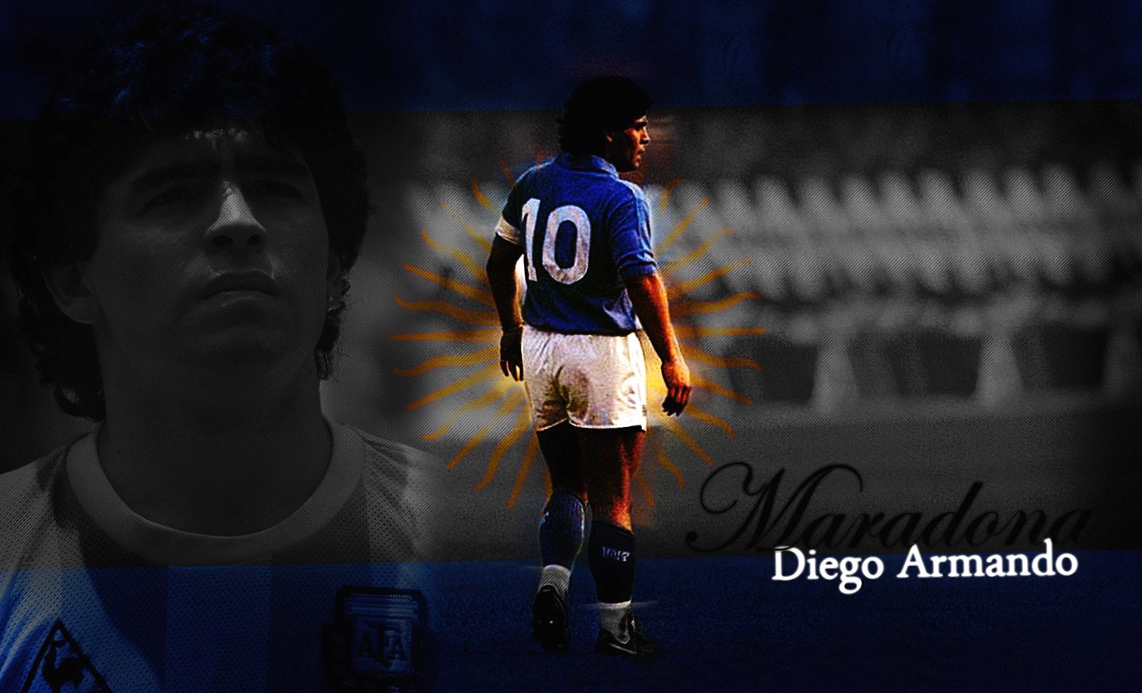 Diego armando maradona argentina at 320 x 480 iPhone size wallpapers HD quality
