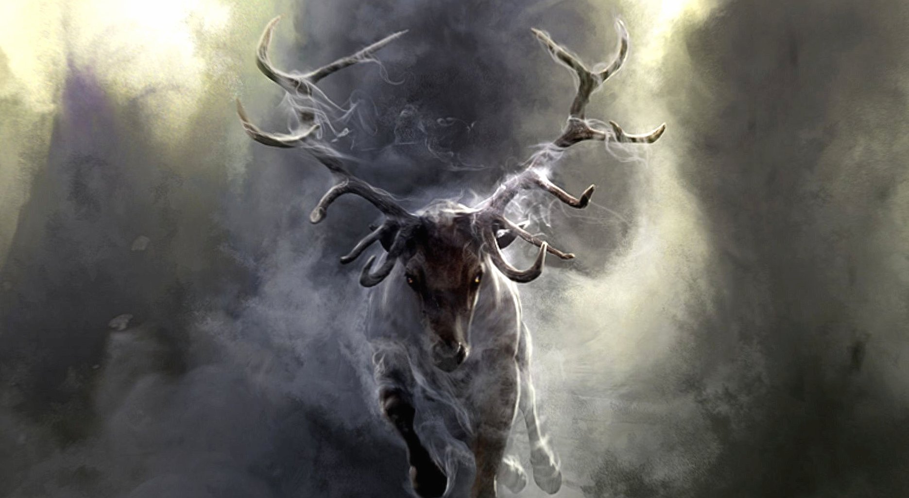 Fantasy deer at 750 x 1334 iPhone 6 size wallpapers HD quality
