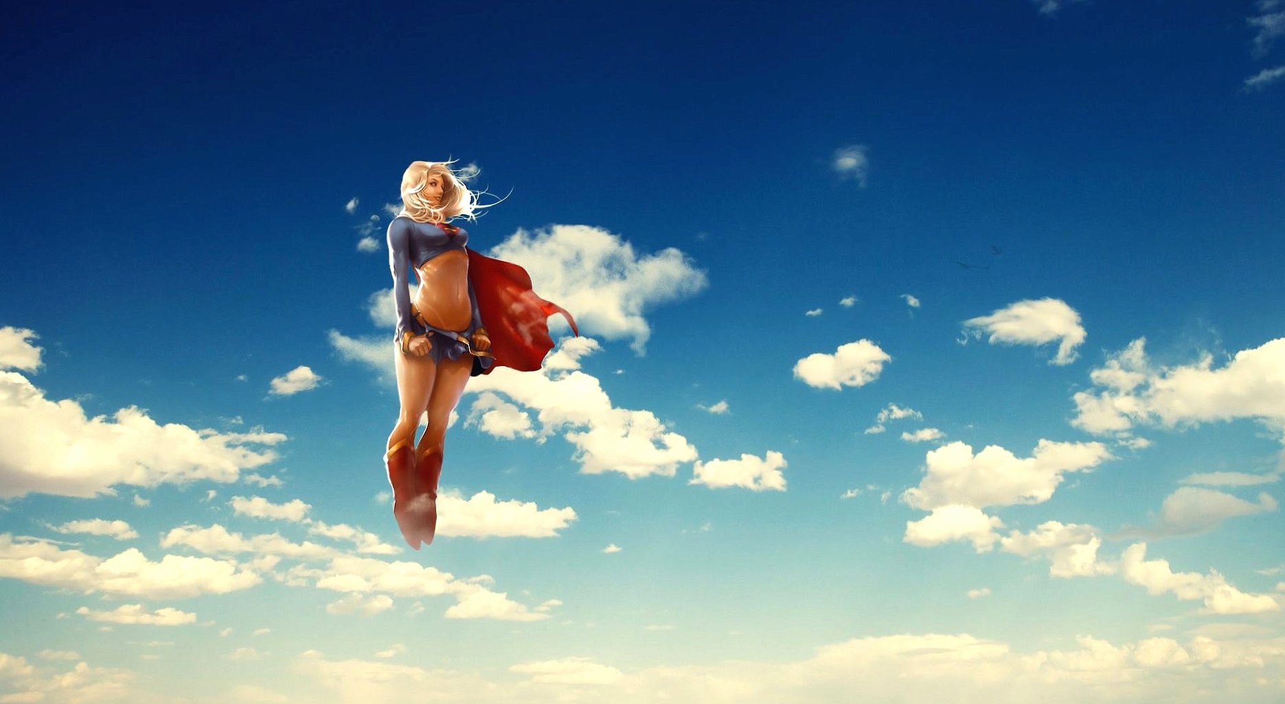 Funny superwoman at 2048 x 2048 iPad size wallpapers HD quality