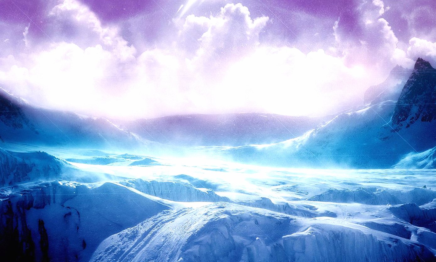 Glacier mountain photoshopped at 640 x 1136 iPhone 5 size wallpapers HD quality