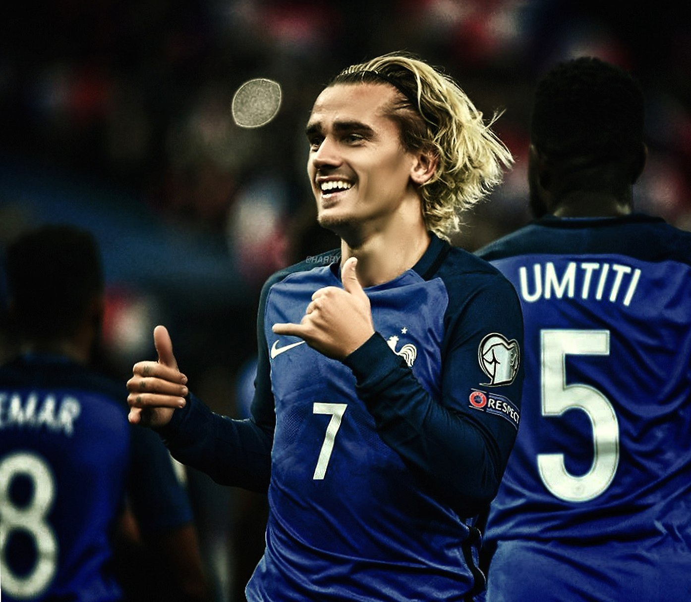 Griezmann at 320 x 480 iPhone size wallpapers HD quality