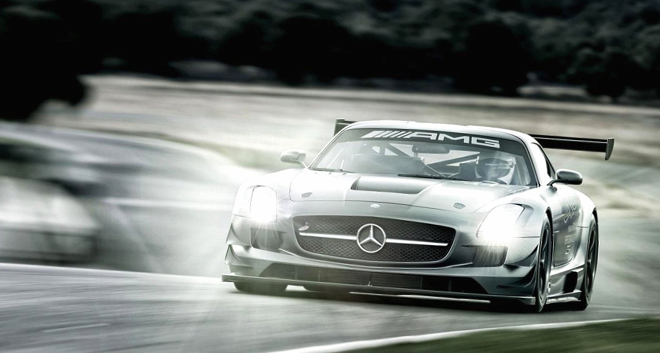 Mercedes benz sls gt3 at 1152 x 864 size wallpapers HD quality