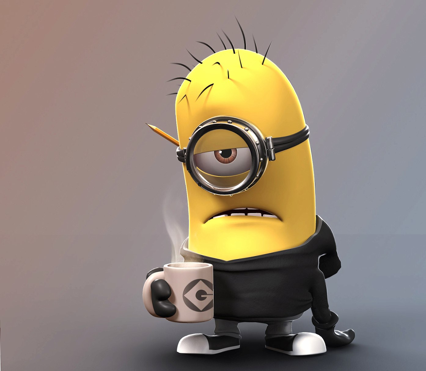 Minion Artist at 750 x 1334 iPhone 6 size wallpapers HD quality