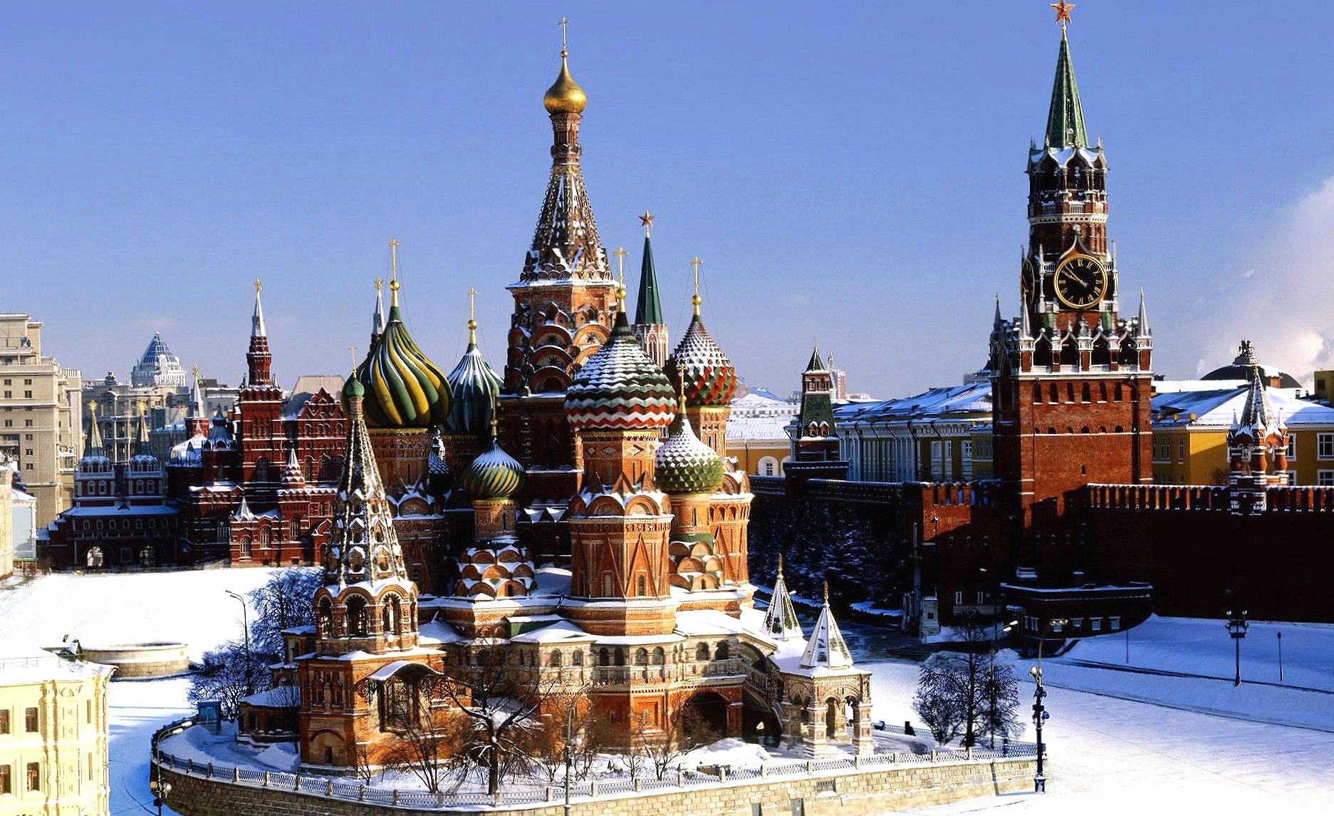 Moscow red square russia at 2048 x 2048 iPad size wallpapers HD quality