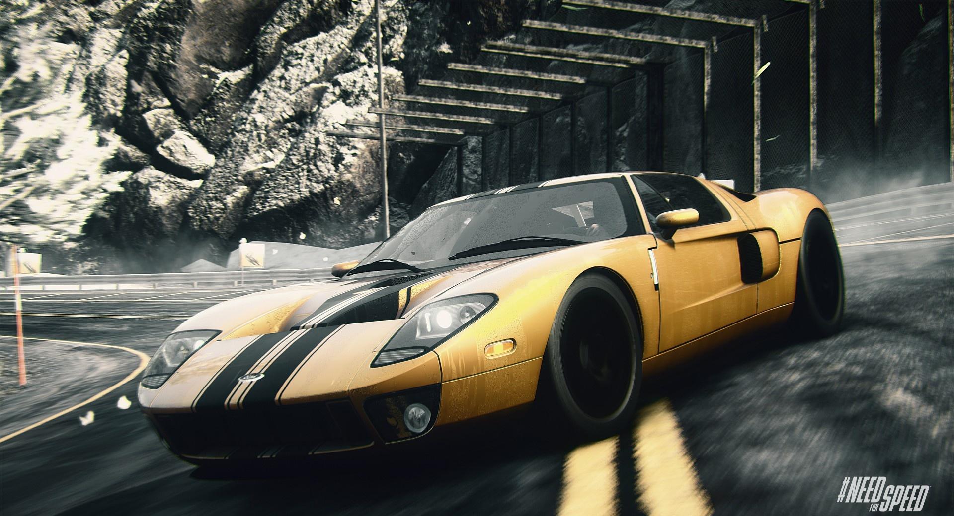 Need For Speed Rivals Ford GT at 320 x 480 iPhone size wallpapers HD quality