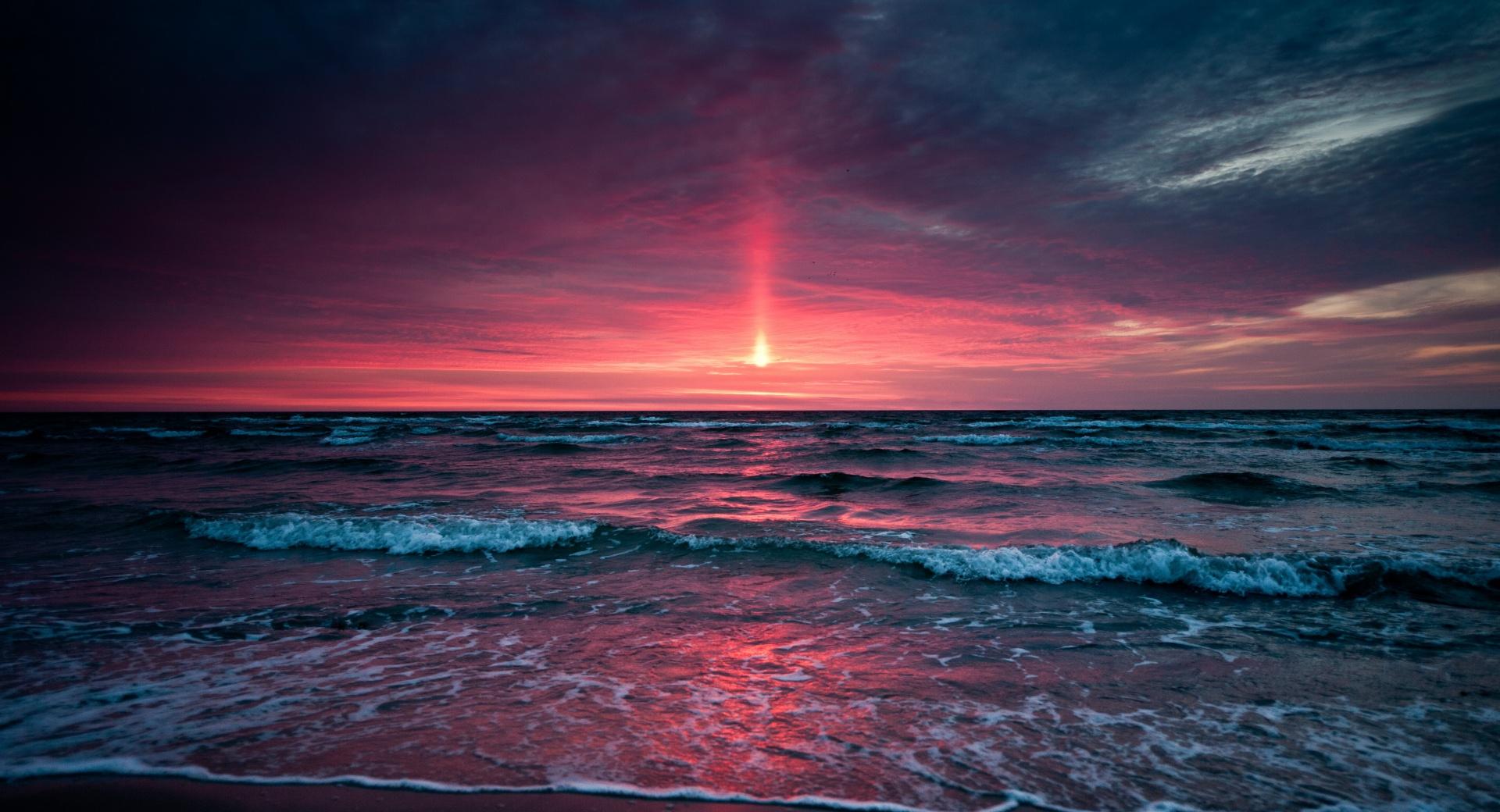 Pinkish Sunset at 750 x 1334 iPhone 6 size wallpapers HD quality