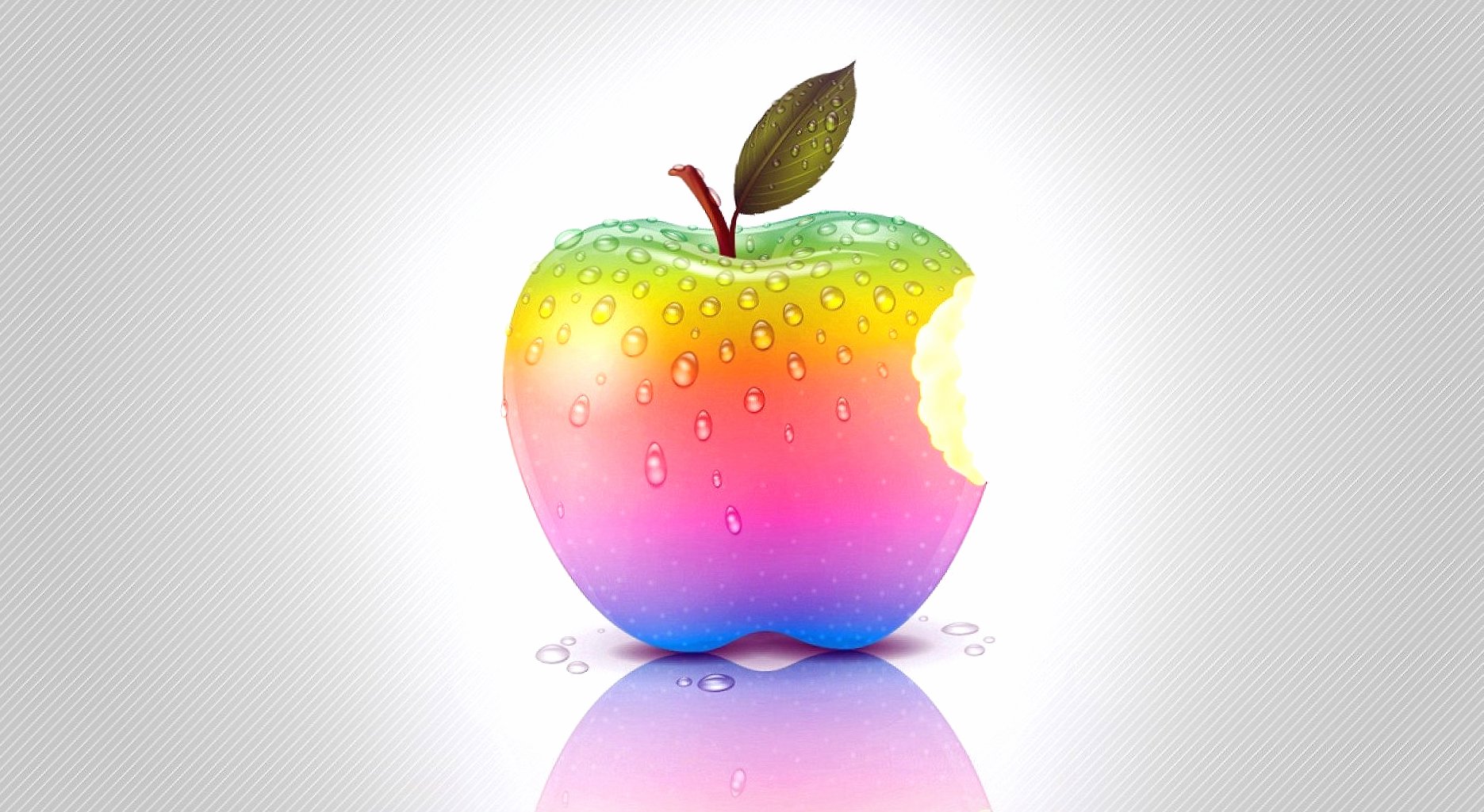 Real apple at 1600 x 1200 size wallpapers HD quality