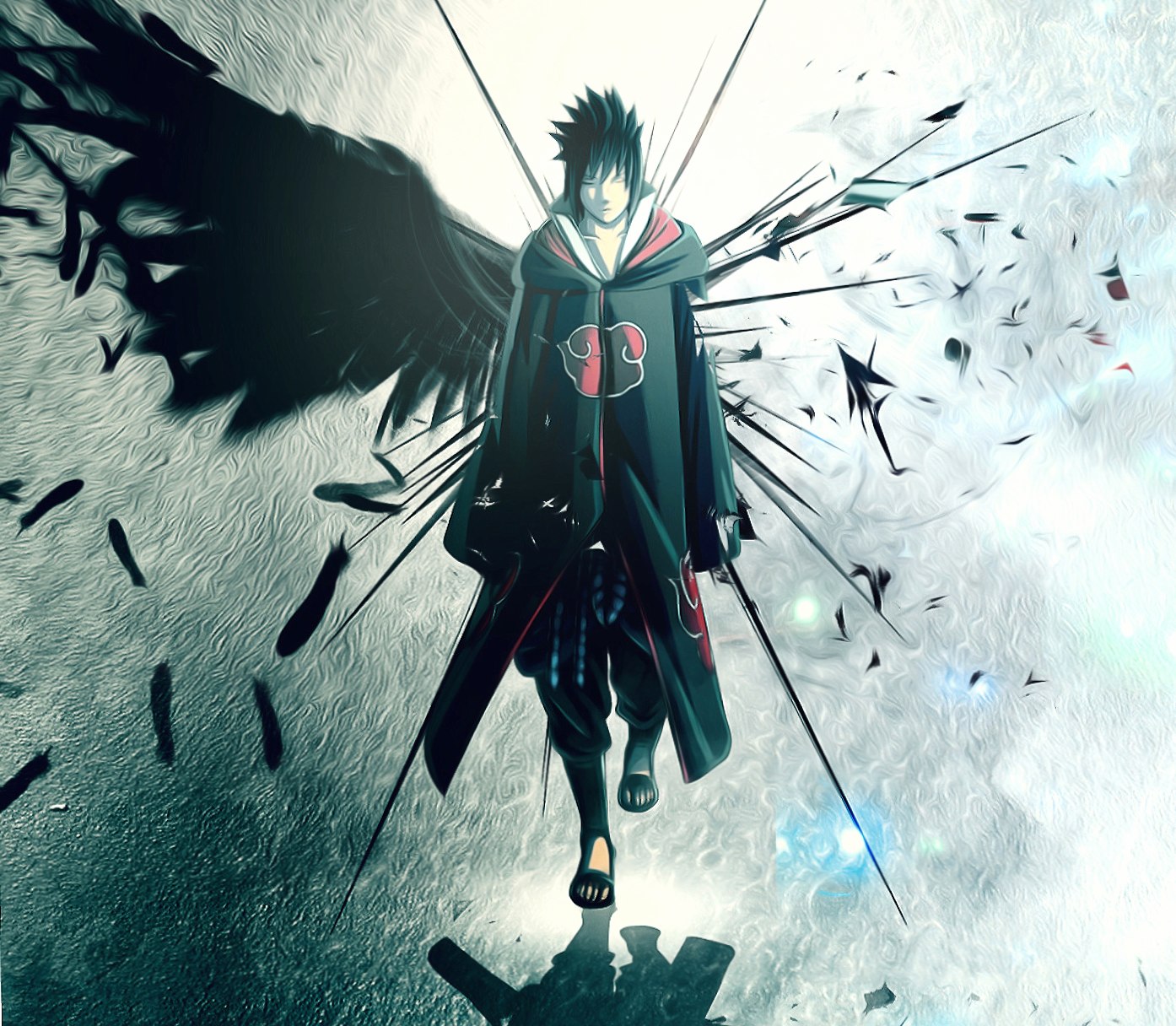 Sasuke at 320 x 480 iPhone size wallpapers HD quality