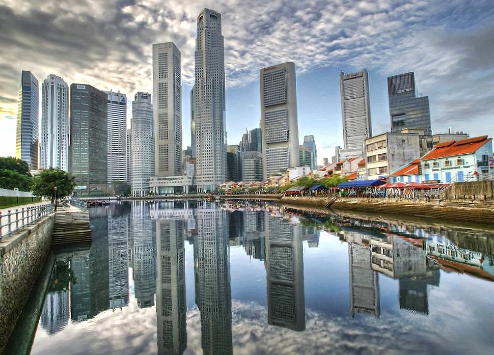 Singapore skyscrapers amazing at 750 x 1334 iPhone 6 size wallpapers HD quality