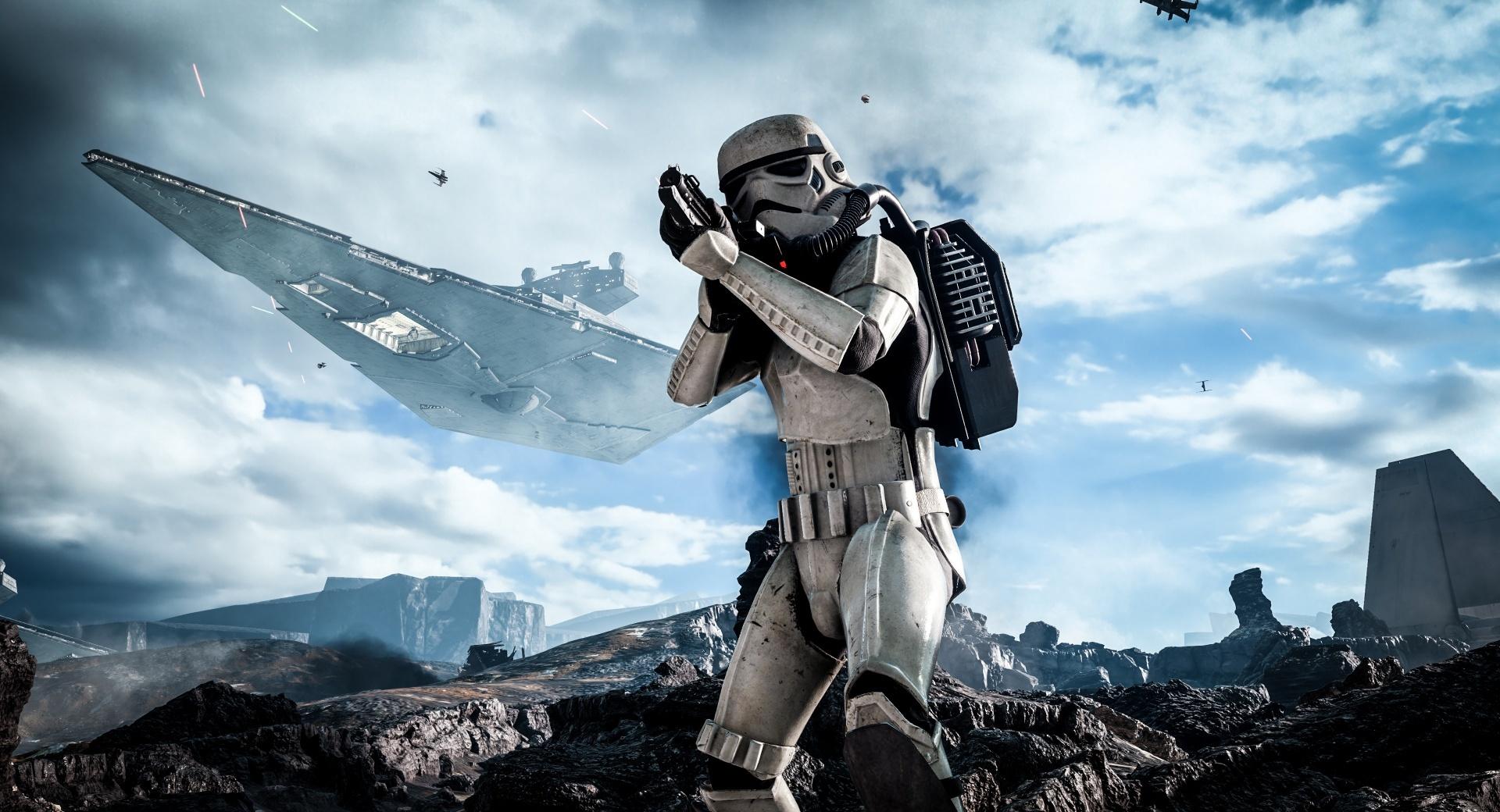 Star Wars Battlefront Stormtrooper at 750 x 1334 iPhone 6 size wallpapers HD quality