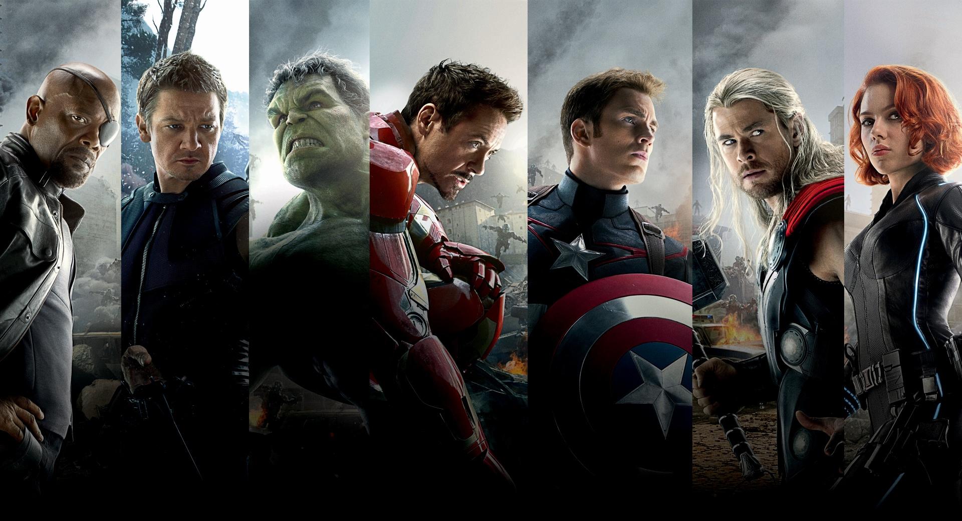 The Avengers Age of Ultron Team at 1334 x 750 iPhone 7 size wallpapers HD quality