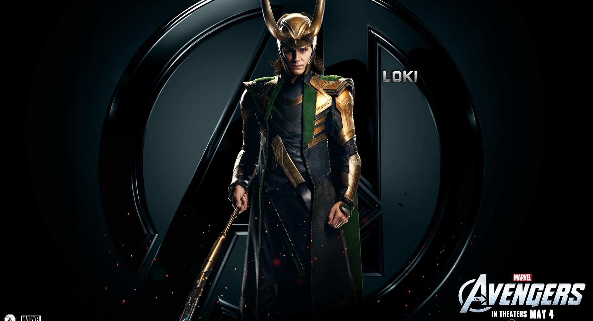 The Avengers Loki at 1024 x 1024 iPad size wallpapers HD quality
