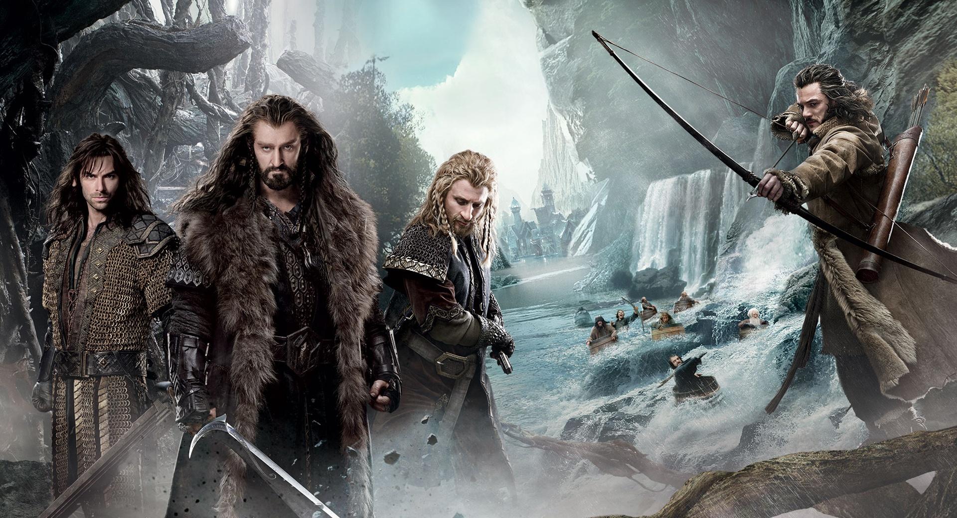 The Hobbit An Unexpected Journey 2 Dwarves at 320 x 480 iPhone size wallpapers HD quality